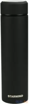 Термос Starwind 22-500 0.45л. черный картонная коробка