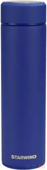 Термос Starwind 22-500/1 0.45л. синий картонная коробка