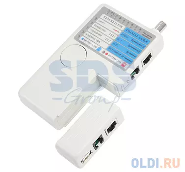 Тестер Кабеля "универсальный" RJ-45+RJ-11+RJ-12+USB+BNC REXANT - 2468