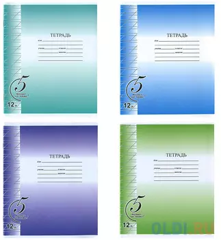 Тетрадь ACTION! ТОЛЬКО на пять!– обложка офсет. бумага, блок-офсет 65гр, линейка, ф. А5, 12л.