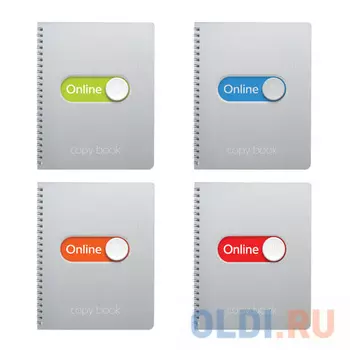 Тетрадь BRAUBERG ОНЛАЙН 48 листов клетка евроспираль