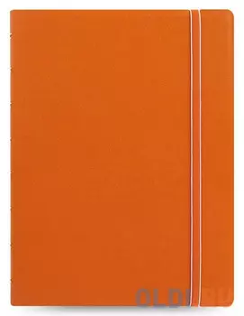 Тетрадь Filofax CLASSIC BRIGHT 115010 A5 PU 56л линейка съемные листы спираль двойная оранжевый