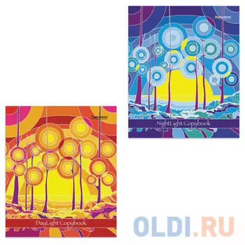 Тетрадь общая BRAUBERG АБСТРАКЦИЯ 48 листов клетка скрепка