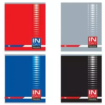 Тетрадь общая BRAUBERG ИНДЕЙ 96 листов клетка скрепка 400522