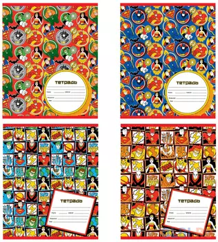 Тетрадь школьная Action! DC COMICS 12 листов — скрепка DC-AN 1201/5