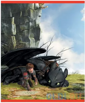 Тетрадь школьная Action! Dragons 24 листа клетка скрепка DR-AN 2401/5/A