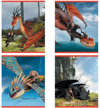 Тетрадь школьная Action! Dragons DR-AN 2401/5 24 листа клетка скрепка в ассортименте