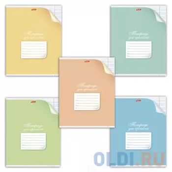 Тетрадь школьная Hatber для прописей 12 листов косая линейка скрепка