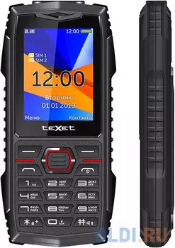 teXet TM-519R черный-красный Мобильный телефон