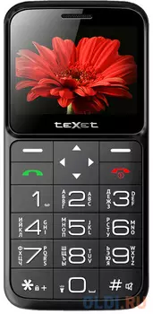 teXet TM-B226 черный-красный Мобильный телефон
