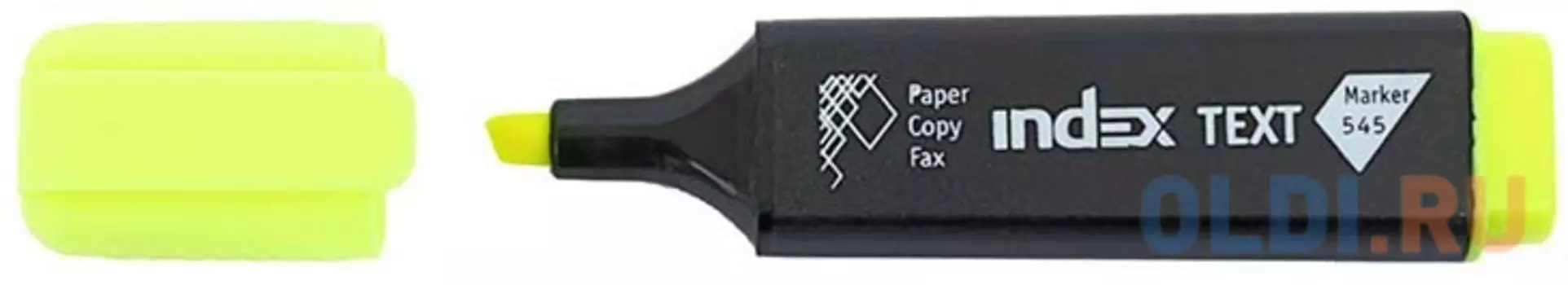 Текстмаркер Index IMH545/YL 1 мм желтый IMH545/YL