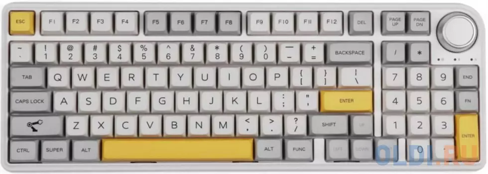 TH96 Pro Keyboard Gateron Blue White Theory