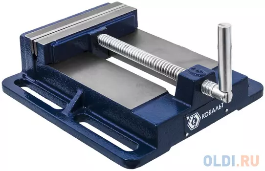 Тиски КОБАЛЬТ 246-067 станочные ширина губок 150мм захват 78мм 9.5кг коробка