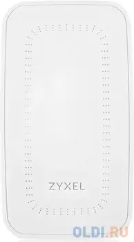 Точка доступа Zyxel NebulaFlex Pro WAX300H, WiFi 6, 802.11a/b/g/n/ac/ax (2,4 и 5 ГГц), MU-MIMO, настенная, антенны 2x2, до 575+2400 Мбит/с, 4xLAN GE (