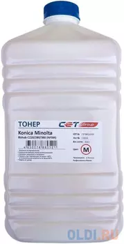 Тонер Cet NF5M CET8812500 пурпурный бутылка 500гр. для принтера Konica Minolta Bizhub C220/280/360