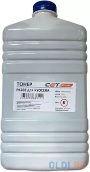 Тонер Cet PK202 OSP0202K-500 черный бутылка 500гр. для принтера Kyocera FS-2126MFP/2626MFP/C8525MFP