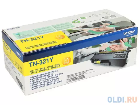 Картридж Brother TN321Y 1500стр Желтый