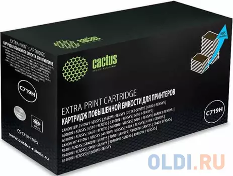 Тонер-картридж Cactus CS-C719H-MPS 8000стр Черный