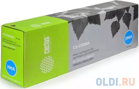 Картридж Cactus CS-CB390AV 19500стр Черный