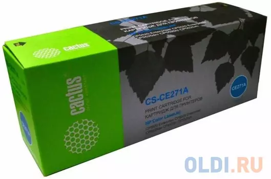 Картридж Cactus CS-CE271AR 15000стр Голубой