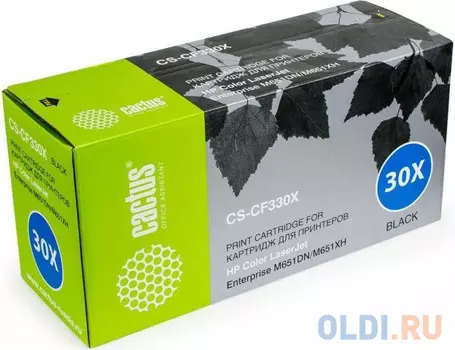 Тонер Картридж Cactus CS-CF330XV черный (20500стр.) для HP CLJ M651dn/M651n/M651xh