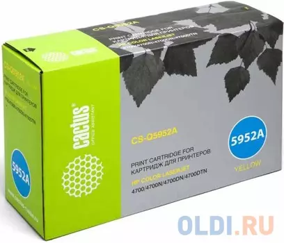 Картридж Cactus CS-Q5952AV 10000стр Желтый