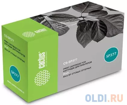 Картридж Cactus CS-SP377 6400стр Черный