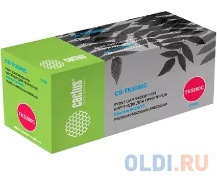 Тонер-картридж Cactus CS-TK5280C 11000стр Голубой