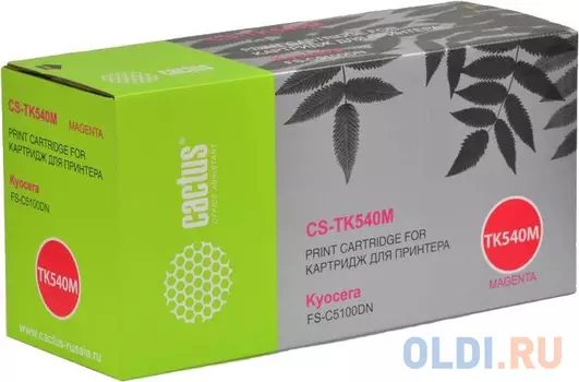 Тонер-картридж Cactus CS-TK540М для FS-C5100DN пурпурный 4000стр