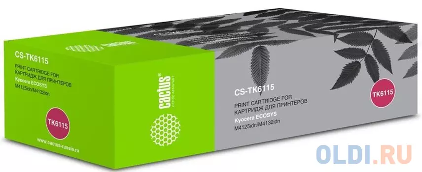 Тонер-картридж Cactus SF-TK6115 15000стр Черный