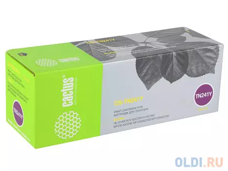 Картридж Cactus CS-TN241Y 1400стр Желтый