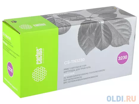 Тонер-картридж Cactus CS-TN3230 3000стр Черный
