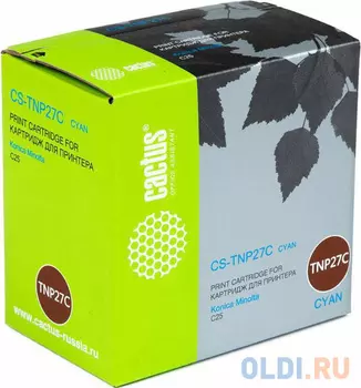 Тонер Cactus CS-TNP27C 6000стр Голубой