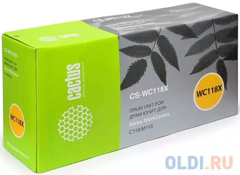 Тонер-картридж Cactus CS-WC118XR 006R01179/013R00589 для Xerox WC C118/M118 черный 60000стр
