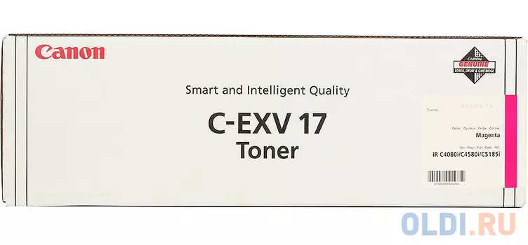Тонер-картридж Canon iR C4080i/4580i С-EXV17/GPR-21 magenta (туба 460г) ELP Imaging®