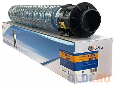 Тонер-картридж G&G GG-841816/841820 18000стр Голубой