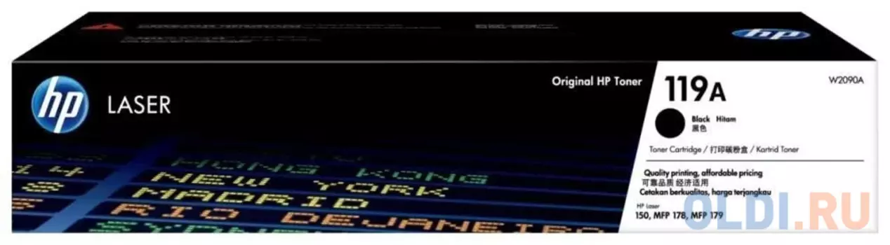 Тонер-картридж HP 119A 1000стр Черный