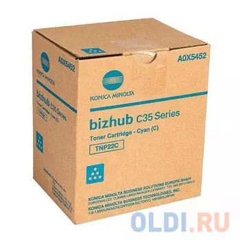 Тонер-картридж Konica Minolta TNP-22C голубой