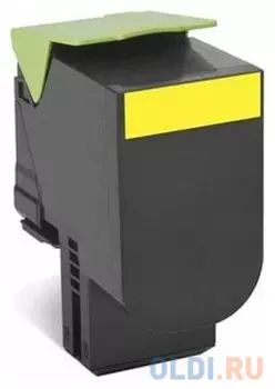 Тонер-картридж Lexmark 80C8HYE 3000стр Желтый