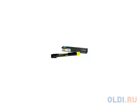 Тонер-картридж Lexmark C950X2YG 22000стр Желтый