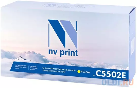 Тонер-картридж NV-Print MPC5502EY 22500стр Желтый