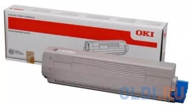 Тонер-картридж Oki C834/844 10К (cyan)