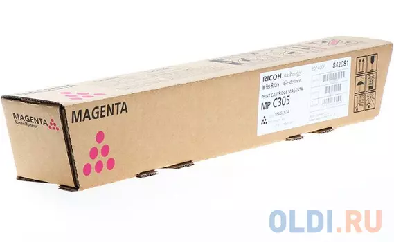 Тонер-картридж Ricoh Aficio MP C305SP/C305SPF, type MPC305E magenta (туба, 83г) ELP Imaging®