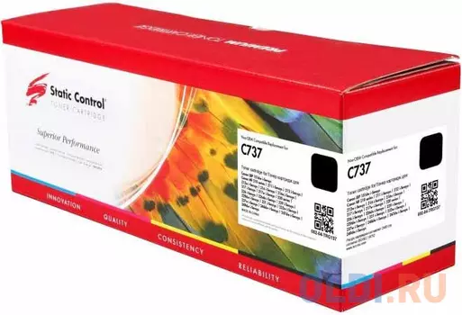 Тонер Картридж Static Control 002-04-TRG137 C737 черный (2400стр.) для Canon MF 210/211/212/216/217/220