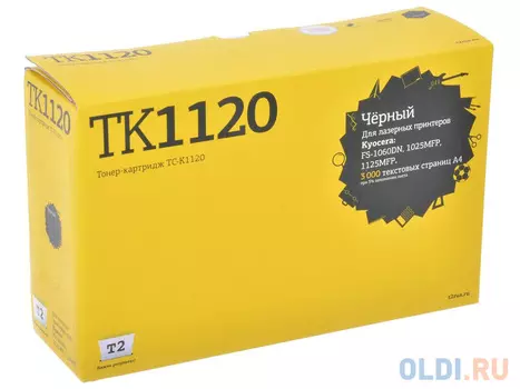 Картридж T2 TC-K1120 3000стр Черный