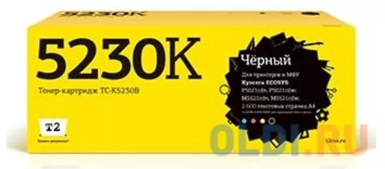 Тонер-картридж T2 TK-5230K 2600стр Черный