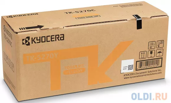 Картридж Kyocera Mita TK-5270Y 6000стр Желтый