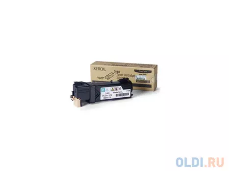 Тонер-картридж Xerox 106R01282 для Phaser 6130 голубой 1900стр