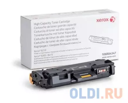 Тонер-картридж Xerox 106R04347 3000стр Черный