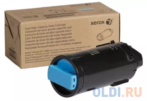 Тонер-картридж XEROX VersaLink C500/C505 голубой metered